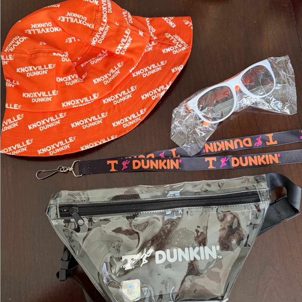Set of 4 Dubkin Swag University of Tennessee Knoxville Dunkin Promotional items